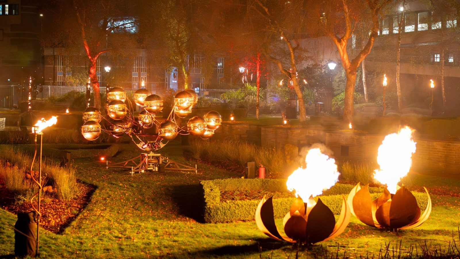 Giant glowing blooms, kinetic circles of light and architectural illusions to bring Scotland’s Festival of Light, Spectra, to life this February