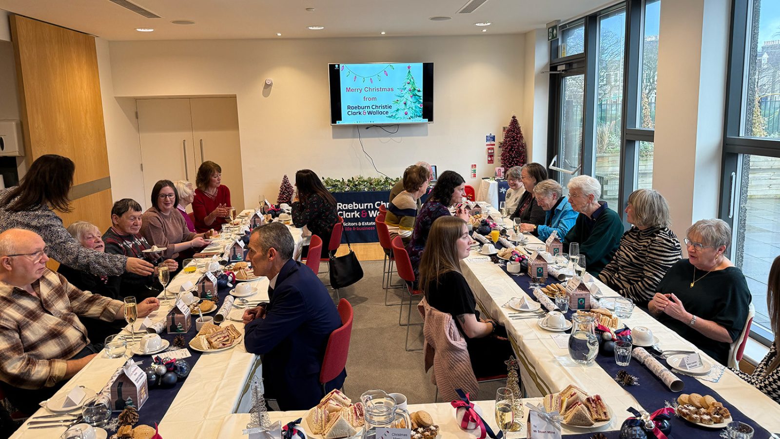 Raeburn Christie Clark & Wallace host Christmas lunch for clients