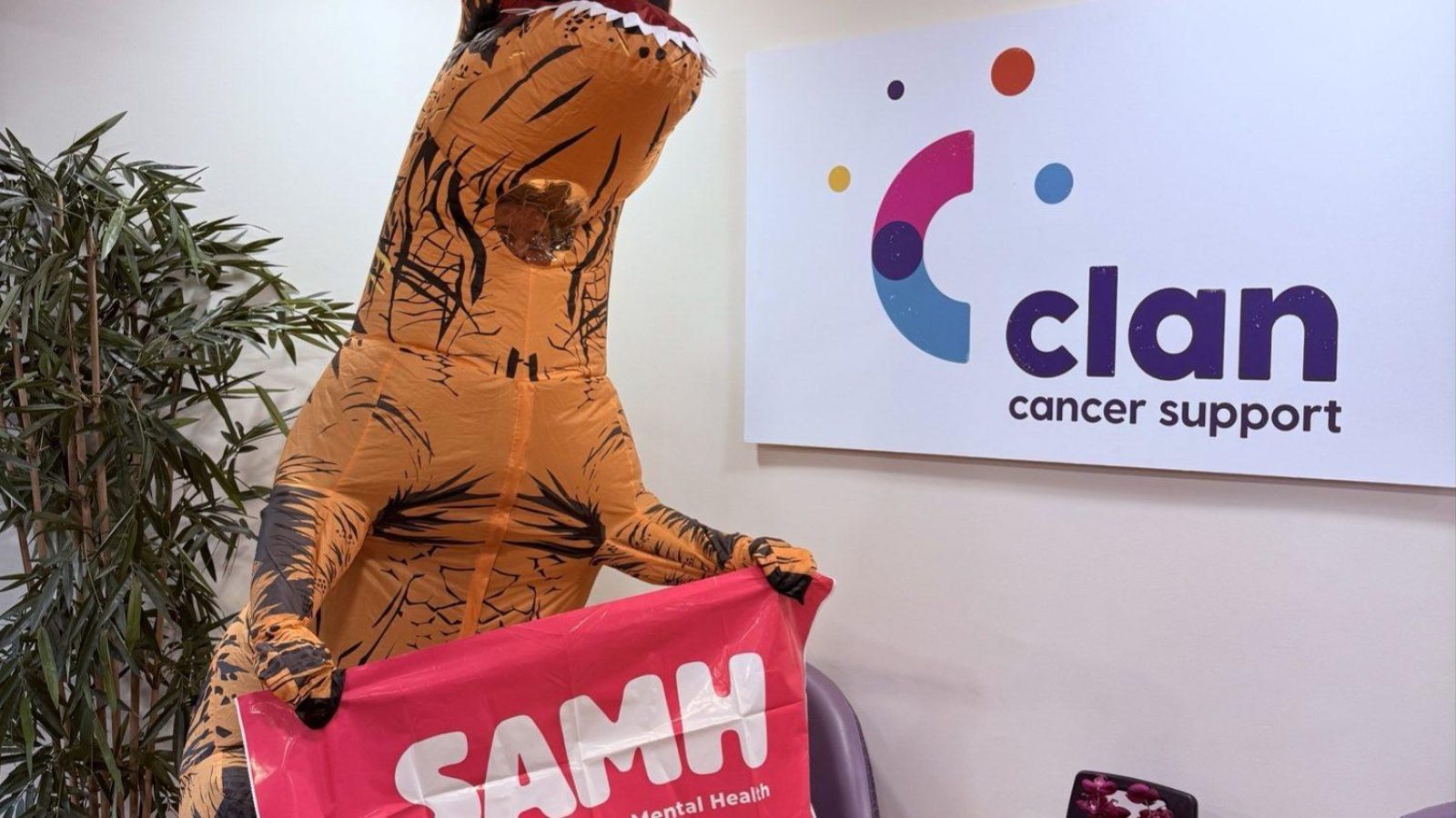 Community spirit on the run: Elior UK’s Marius Coste brings the T-Rex back to Aberdeen