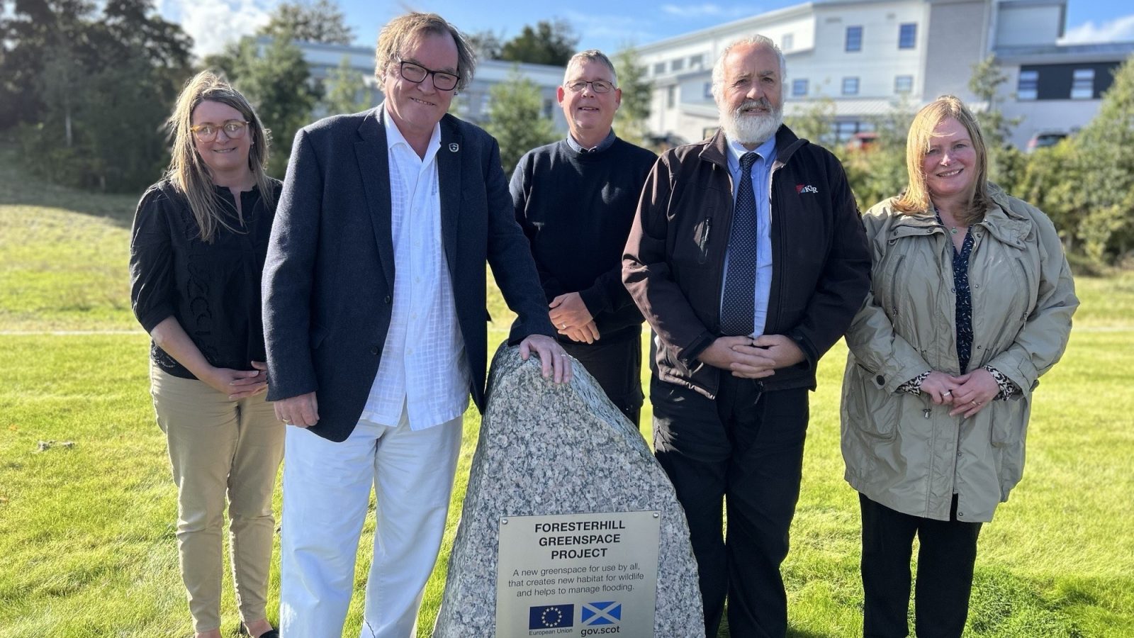 New Greenspace at Foresterhill opens in bid to prevent flooding and improve health