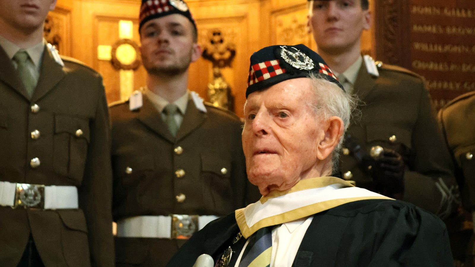 100-year-old D-Day veteran awarded honorary degree