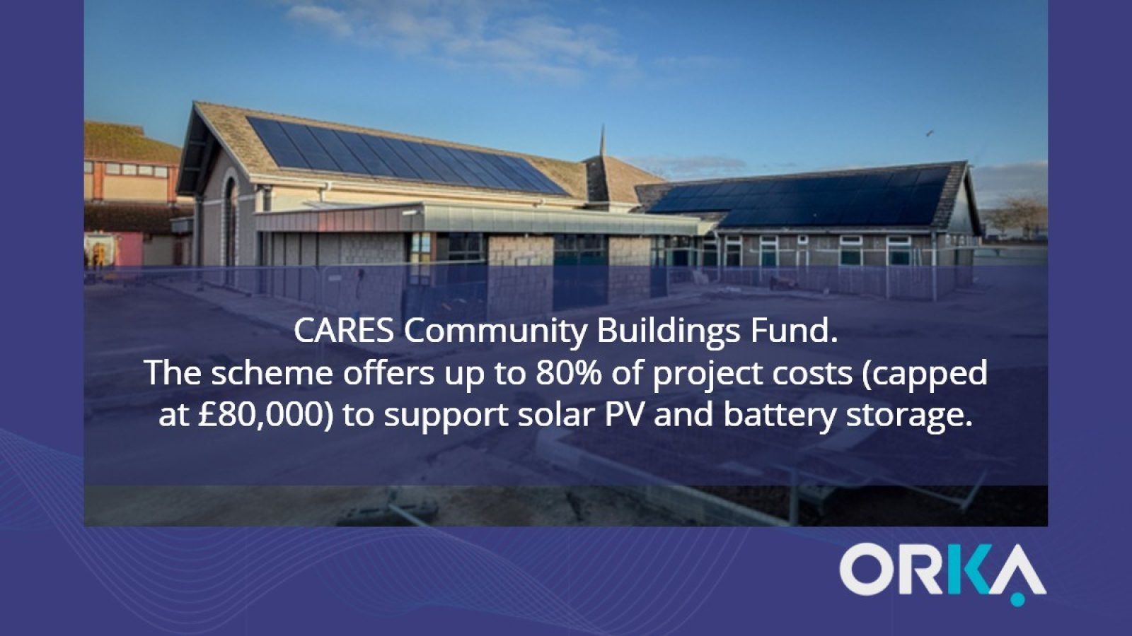 CARES funding offers up to 80% support for solar on community buildings