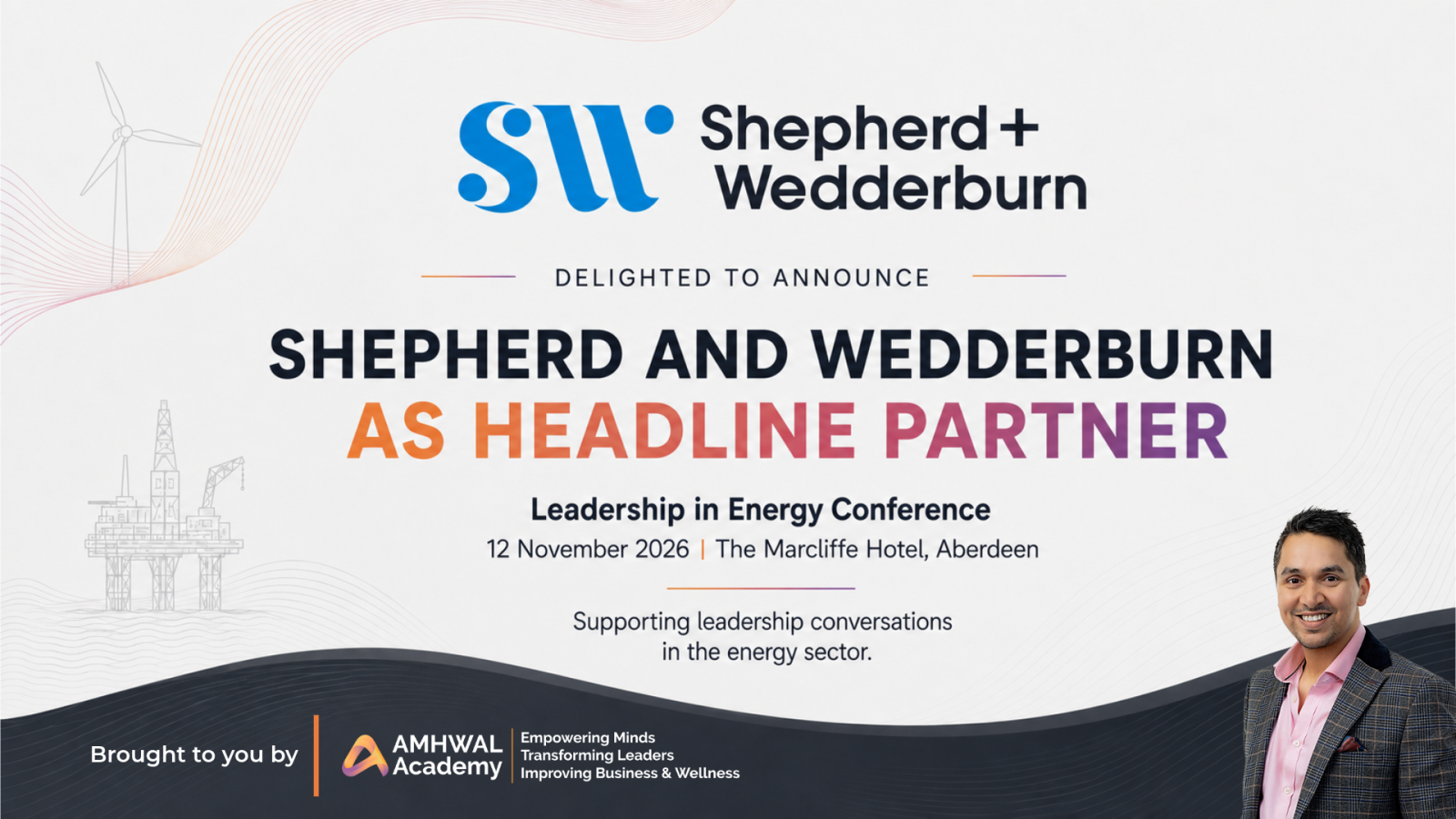 Shepherd and Wedderburn confirmed as Headline Partner for Leadership in Energy Conference