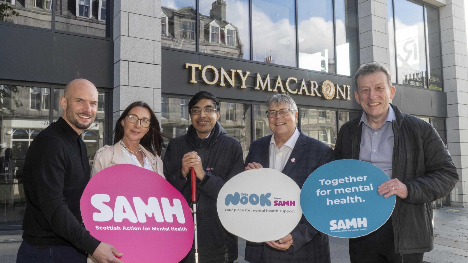 SAMH announces location of innovative mental health support hub for Aberdeen
