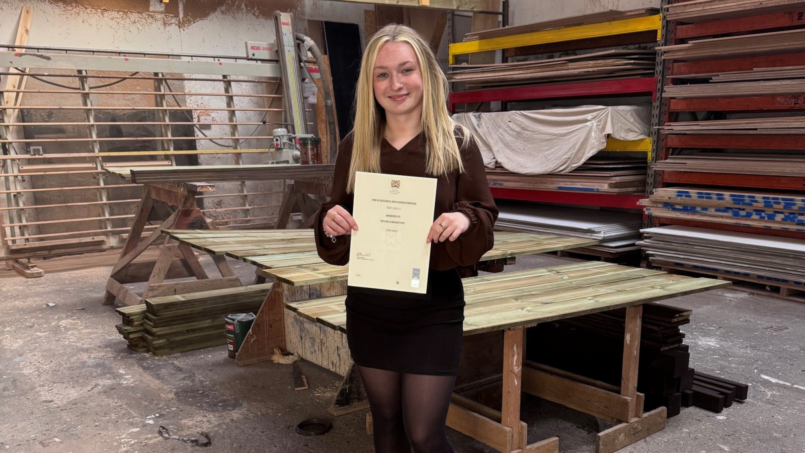 NESCol Apprentice of the Year nominee helps team drive digital innovation at Maskame and Tait