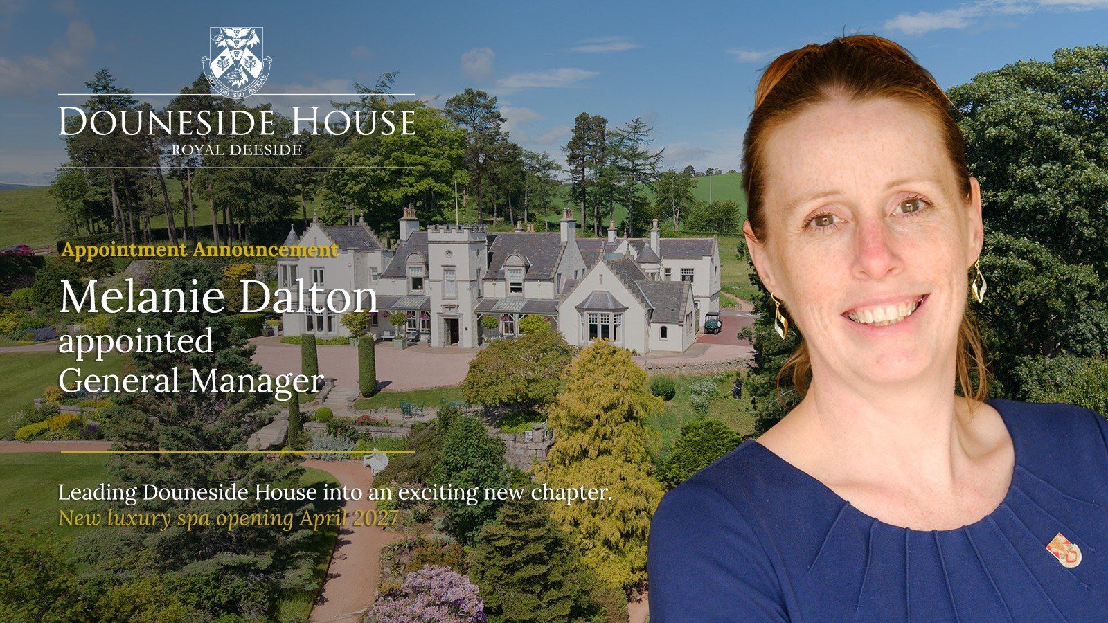 Douneside House appoints Melanie Dalton as General Manager