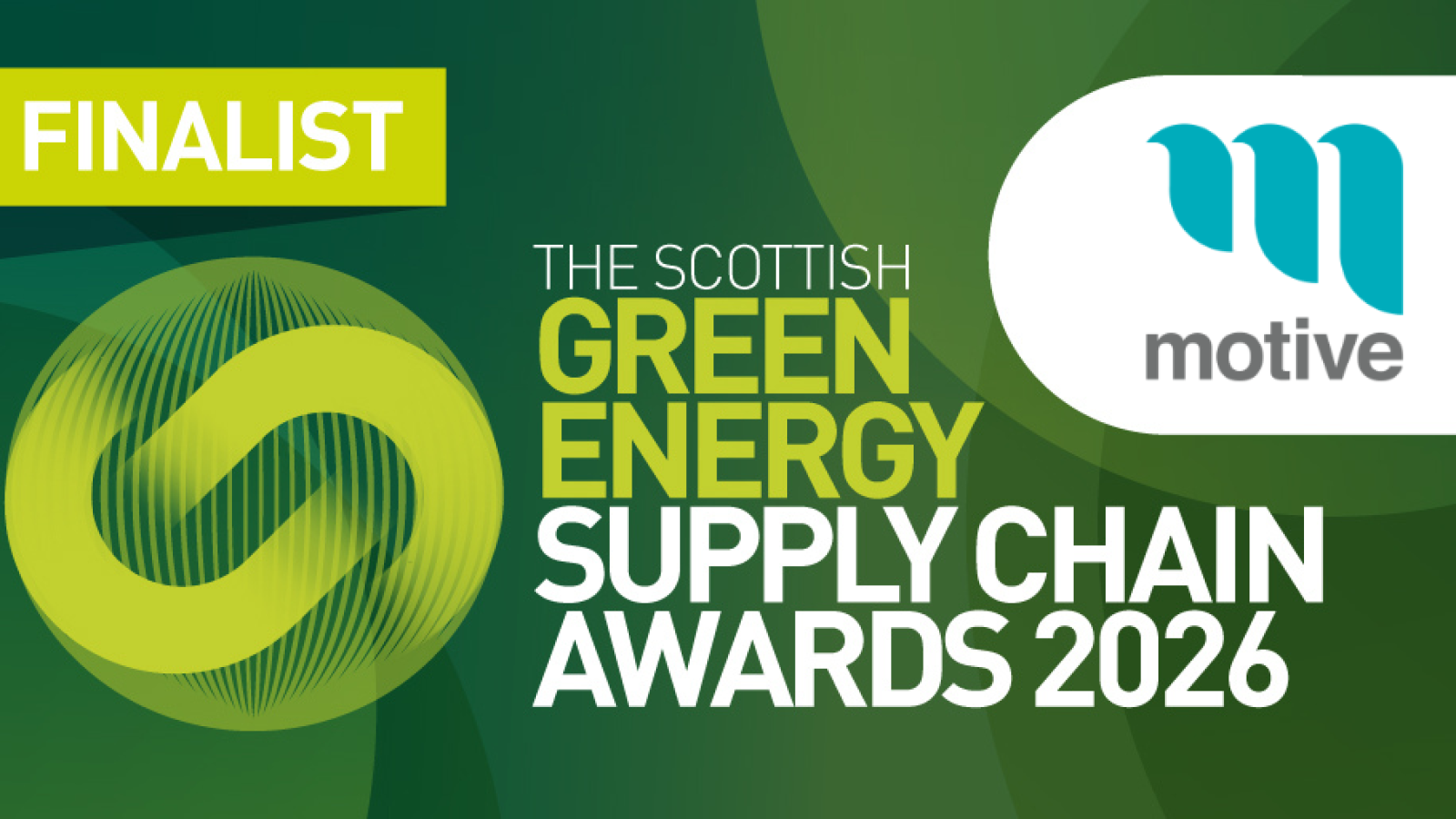 Motive shortlisted in Scottish Green Energy Supply Chain Awards UK