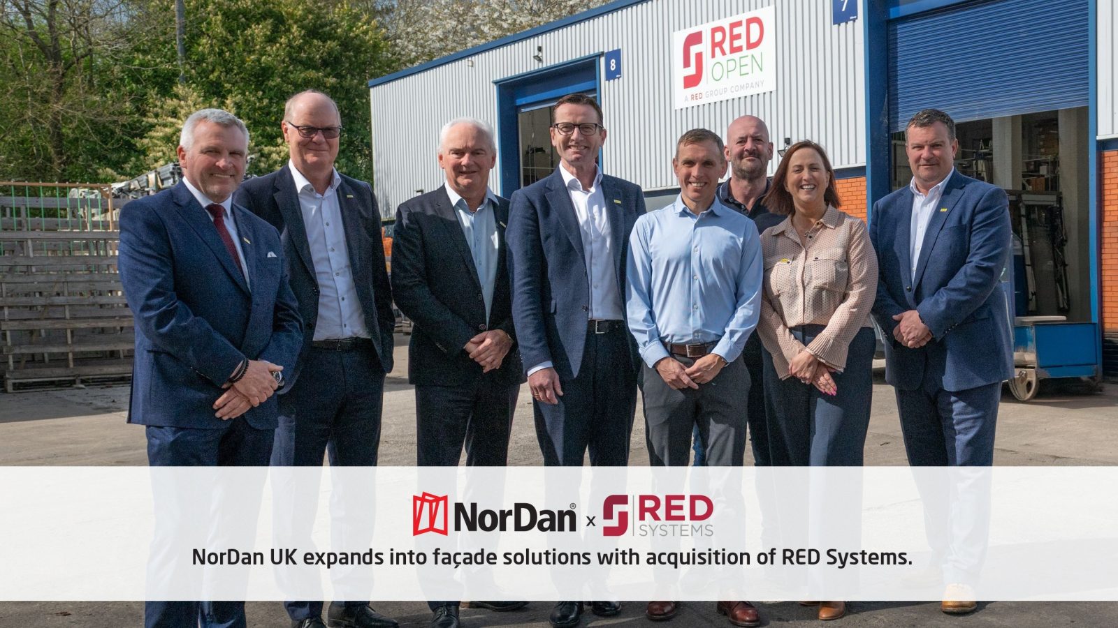 NorDan UK expands into façade solutions with acquisition of RED Systems