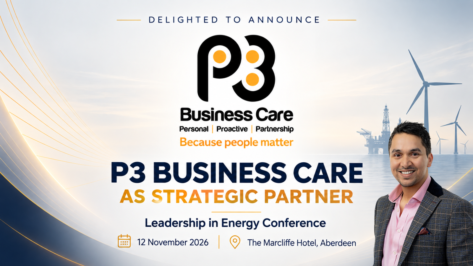P3 Business Care confirmed as strategic partner for Leadership in Energy Conference