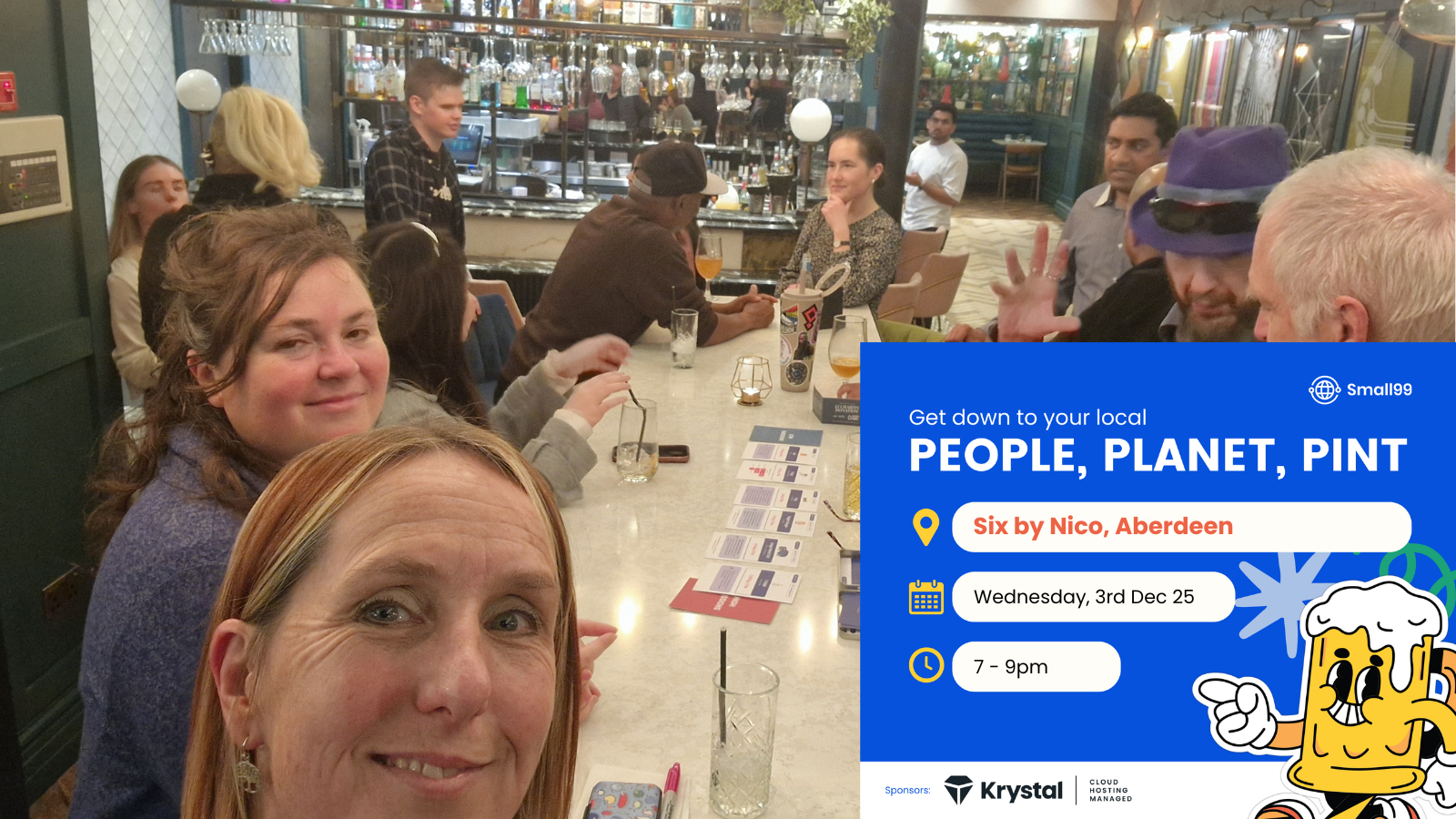 Meet, mingle, and spark change at People Planet Pint Aberdeen