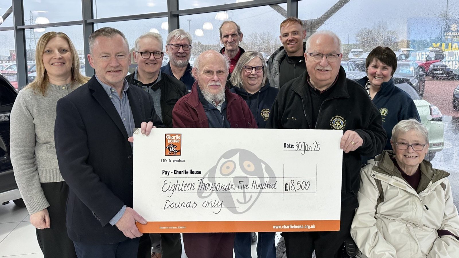 North-east rotary clubs raise more than £41,500 for local causes through annual car raffle