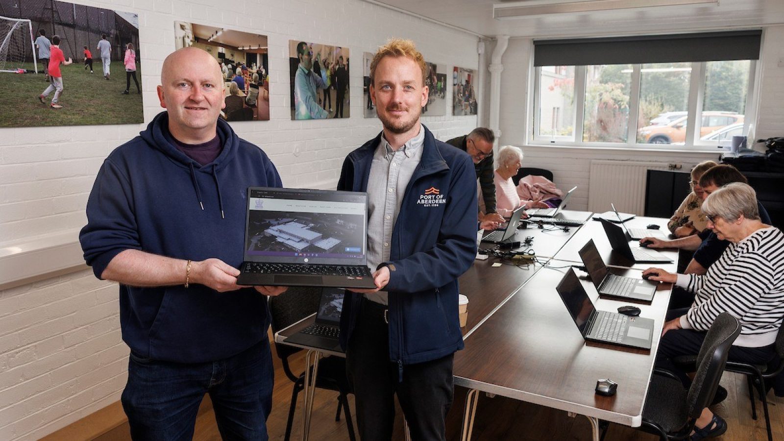 Port of Aberdeen helps Inchgarth Community Centre bridge the digital divide