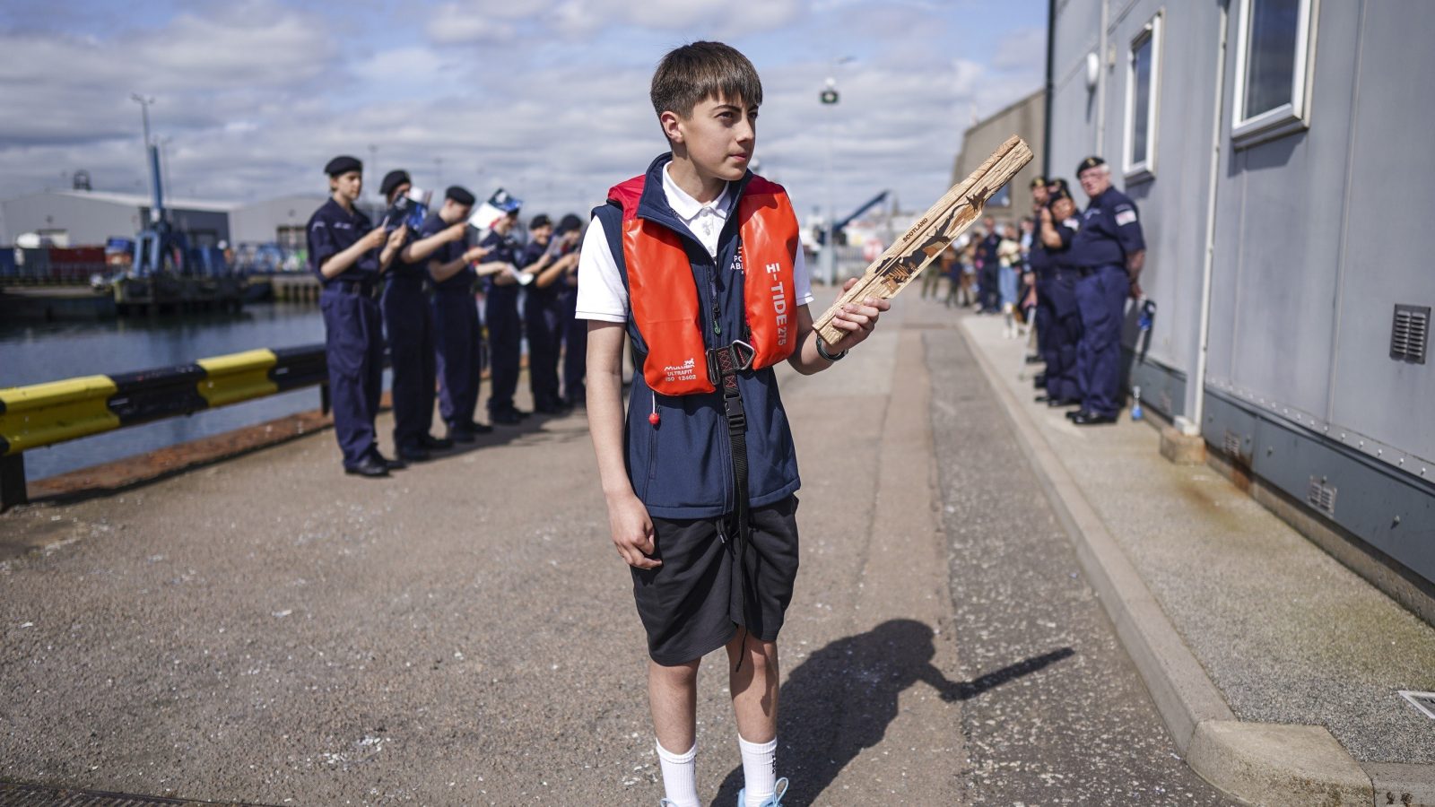 Port of Aberdeen and community partners welcomes King's Baton Relay