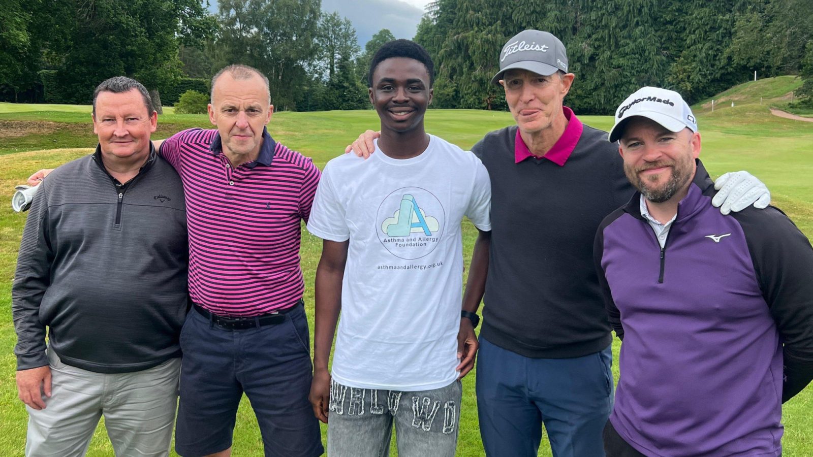 Charity Golf Day raises £7,917.75 for Asthma and Allergy Foundation