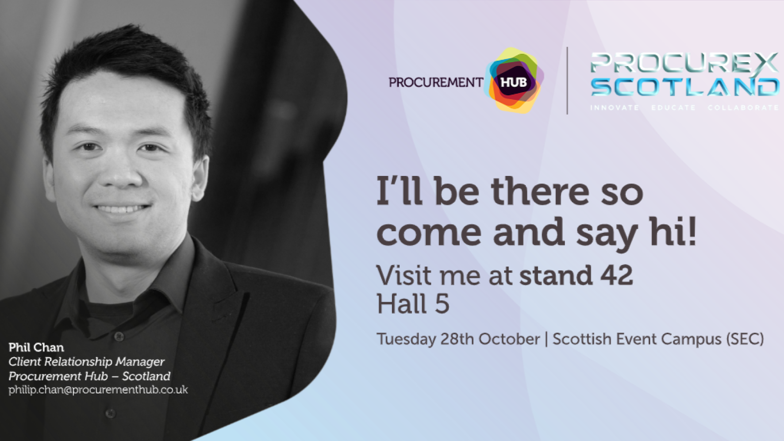 Procurement Hub to attend Procurex Scotland 2025 at the SEC, Glasgow