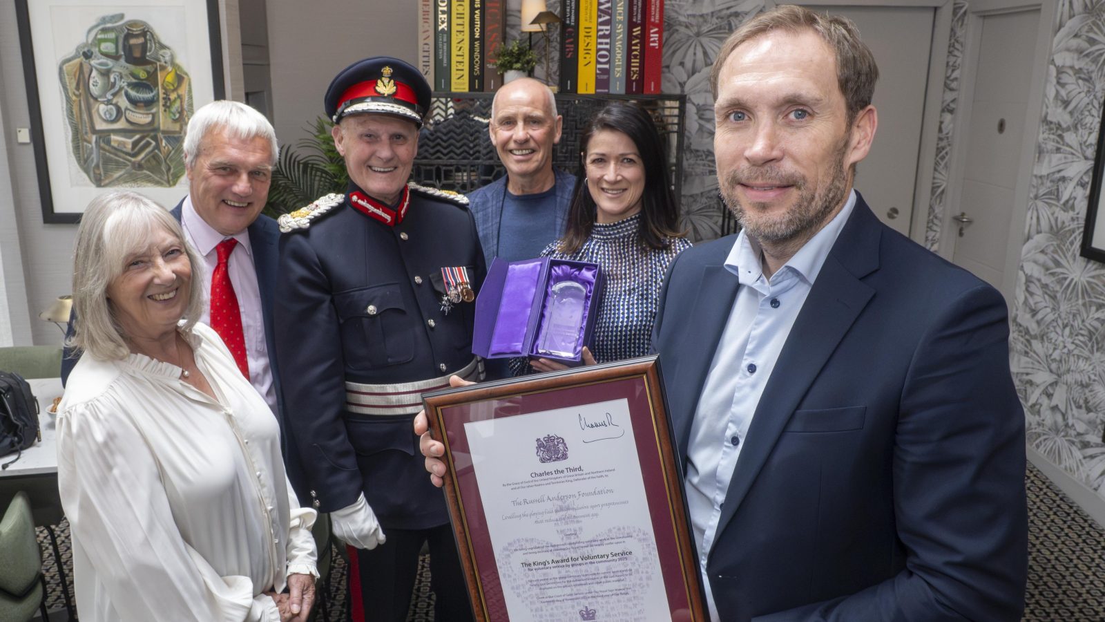 Prestigious award for the Russell Anderson Foundation