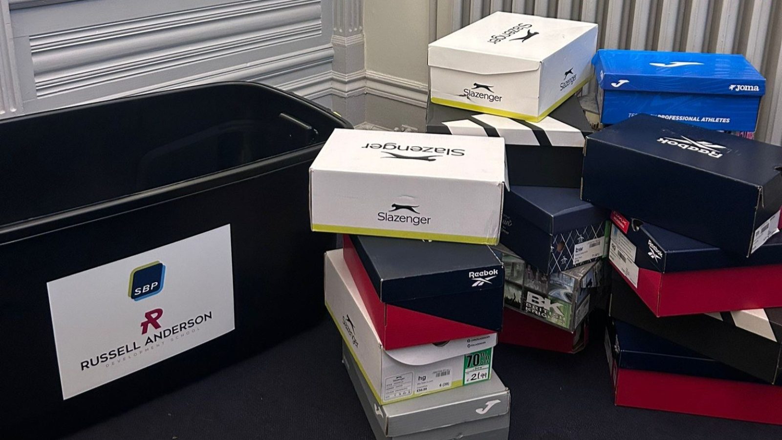 SBP kick-starts local boots and trainers appeal with 25-pair donation