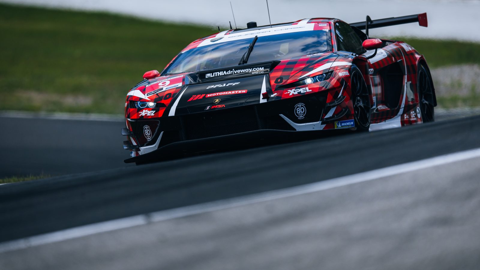 Lamborghini factory driver Sandy Mitchell bags top eight IMSA GTD Pro finish in Canada with Pfaff Motorsports