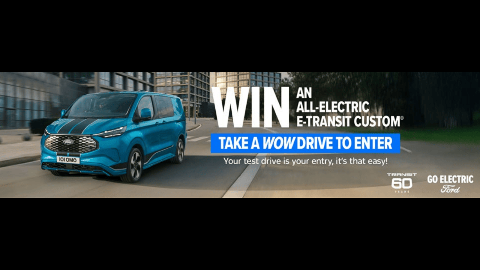 Win the All-New E-Transit Custom!
