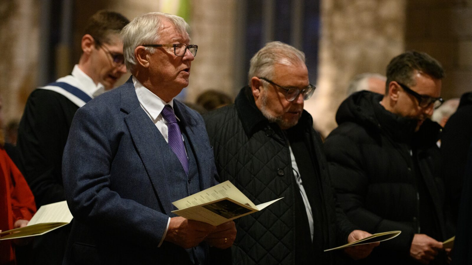 Football greats turn out for Denis Law memorial service in Aberdeen