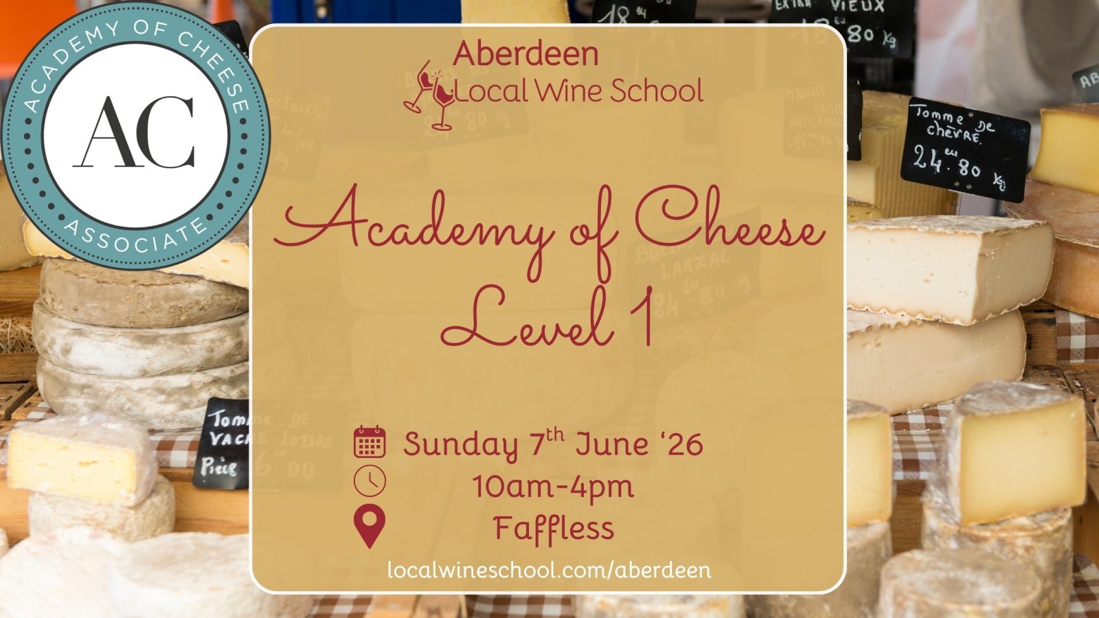 Aberdeen Local Wine School launches Academy of Cheese Course