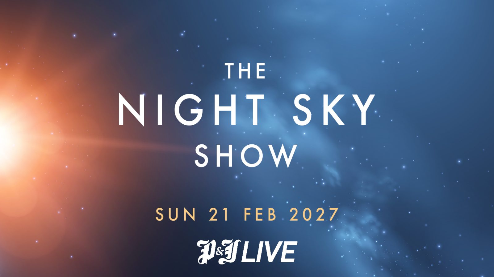 The Night Sky Show to take Aberdeen on an epic journey across the cosmos