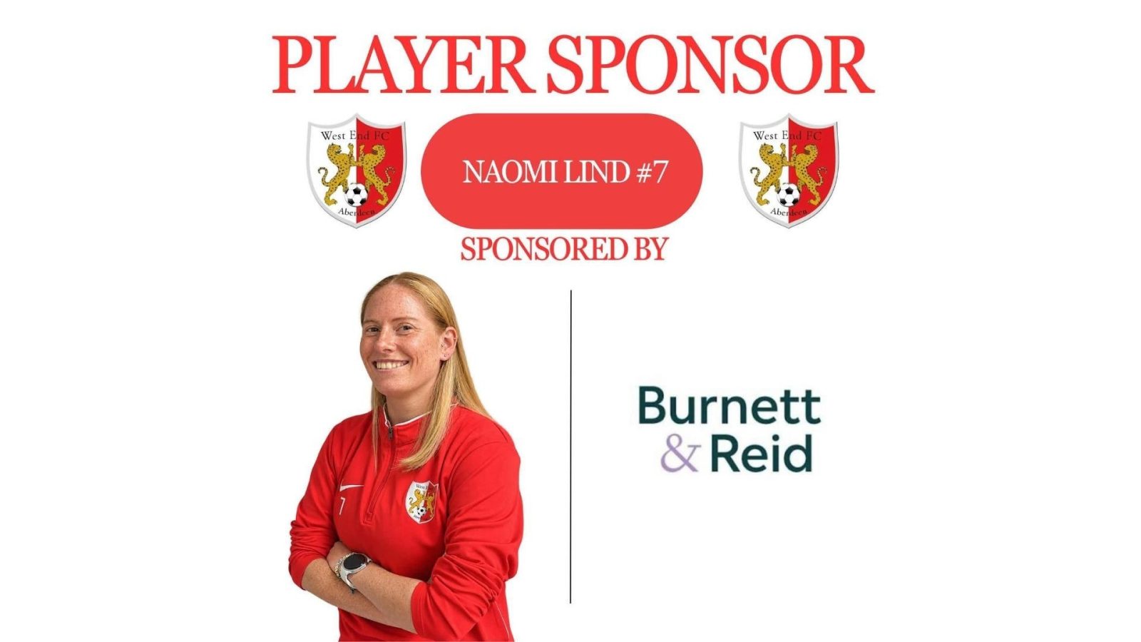 Burnett & Reid backs Aberdeen West End Ladies