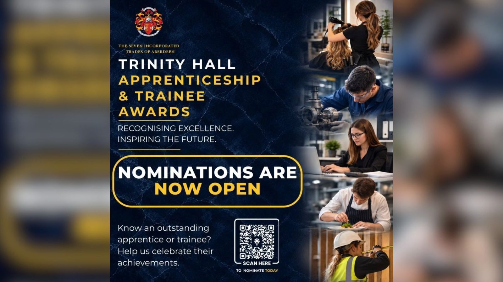 Nominations open for Trinity Hall Apprenticeship & Trainee Awards 2027