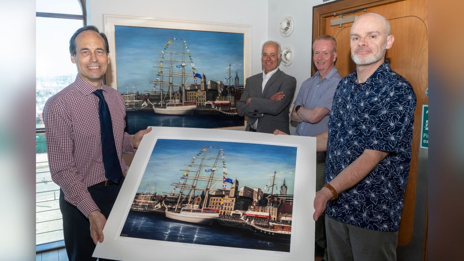 Tall Ships Aberdeen legacy lives on with new painting and sail trainees