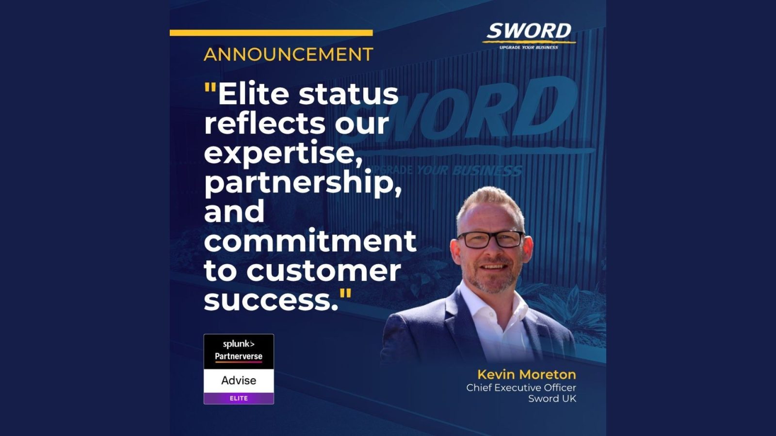 Sword achieves Splunk Advise Motion Elite status