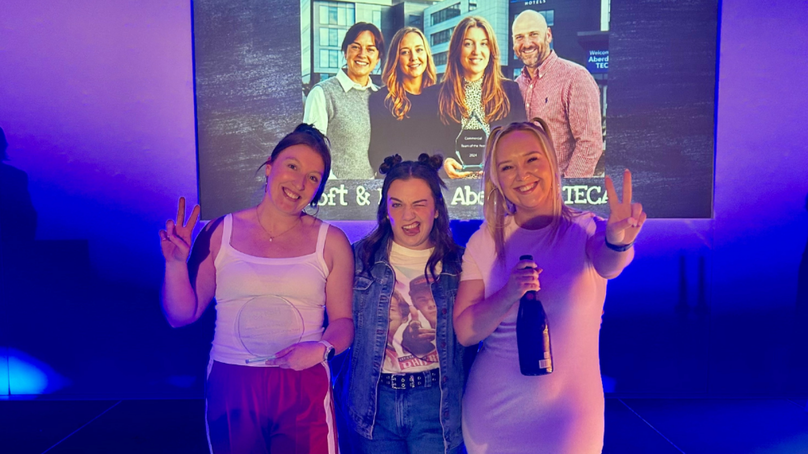 Hilton and Aloft by Marriott Aberdeen TECA wins RBH Commercial Team of the Year
