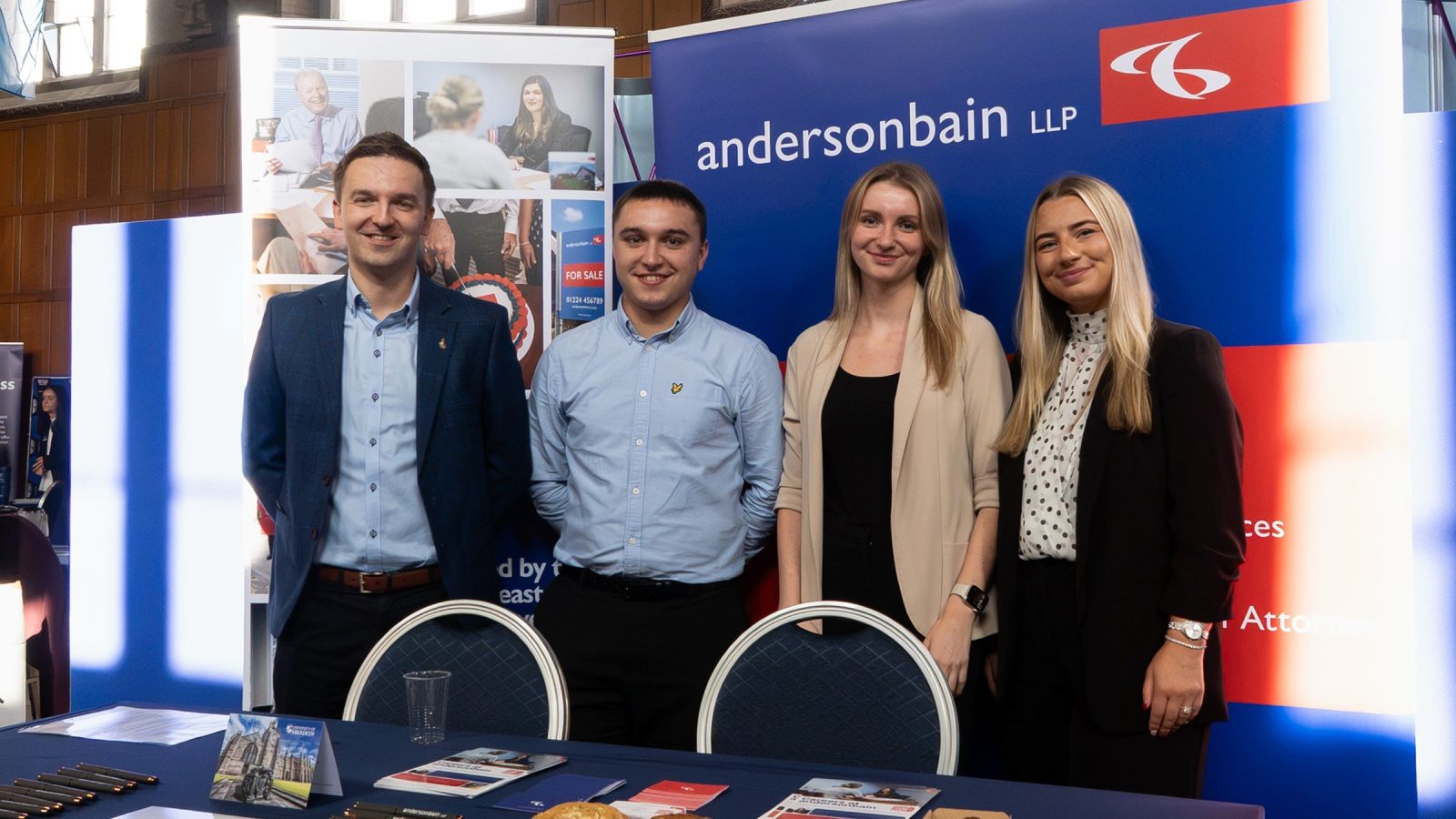 andersonbain meets with future legal talent at University of Aberdeen Law Fair