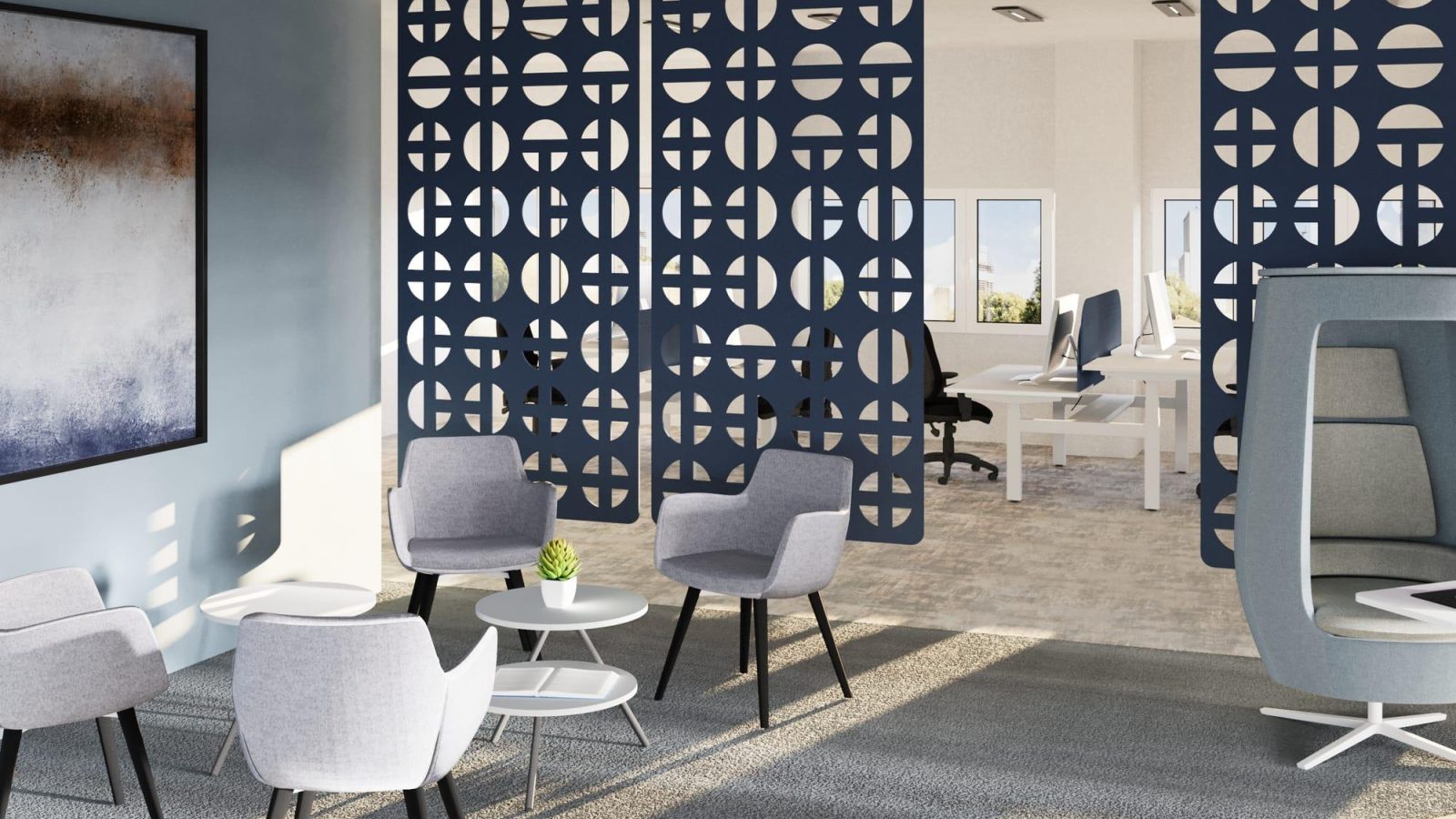 Greenwell enhances workplace with sustainable acoustic panel installation