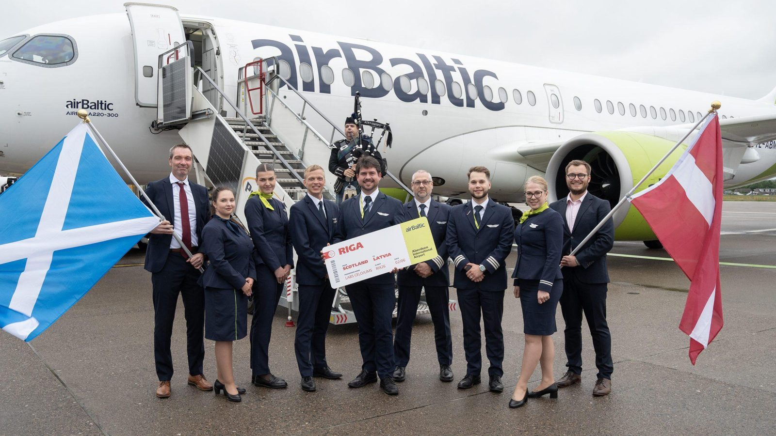 airBaltic returns to Aberdeen International Airport with first service to Riga