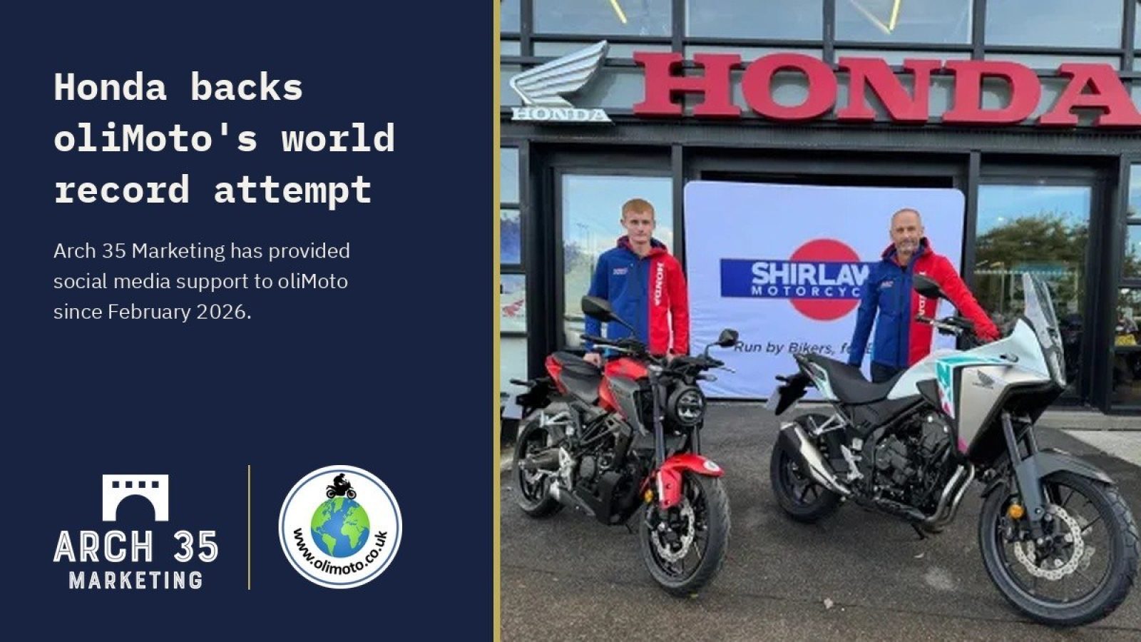 Honda backs Arch 35 client’s world record attempt
