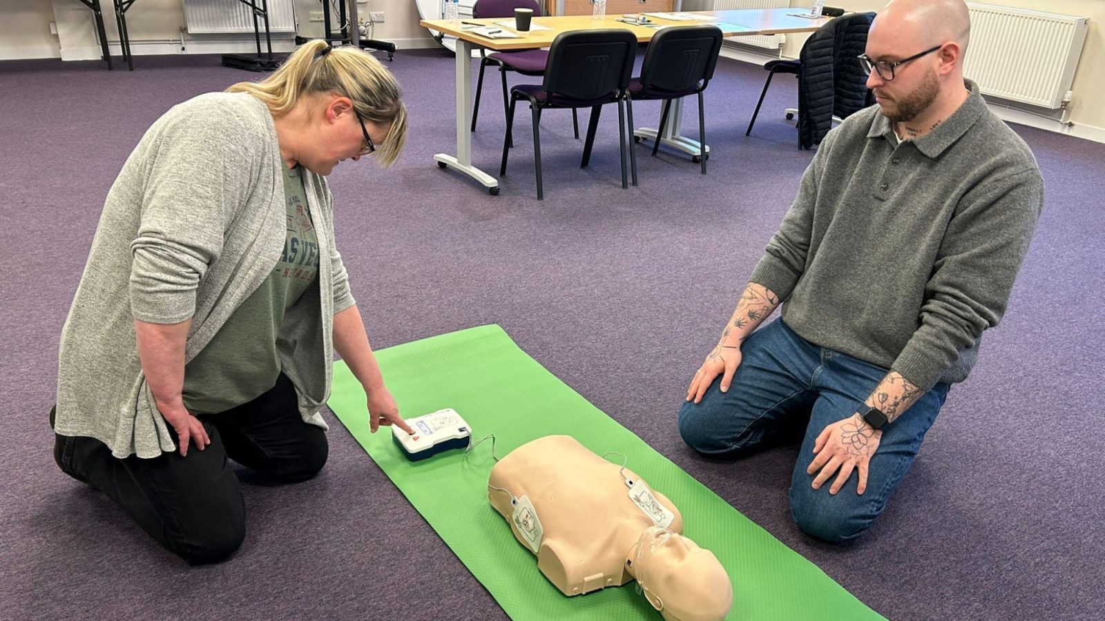 Local charity staff gain vital first aid skills