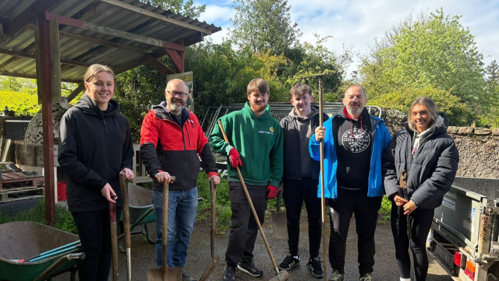 Escone Solutions volunteers support Beannachar outdoor project