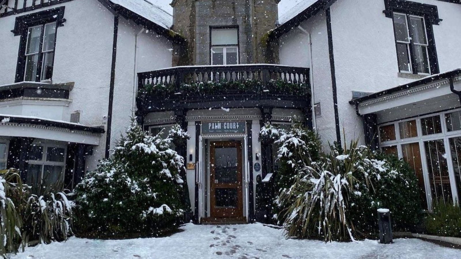 Palm Court offers guest bookings of six-plus complimentary glass of prosecco