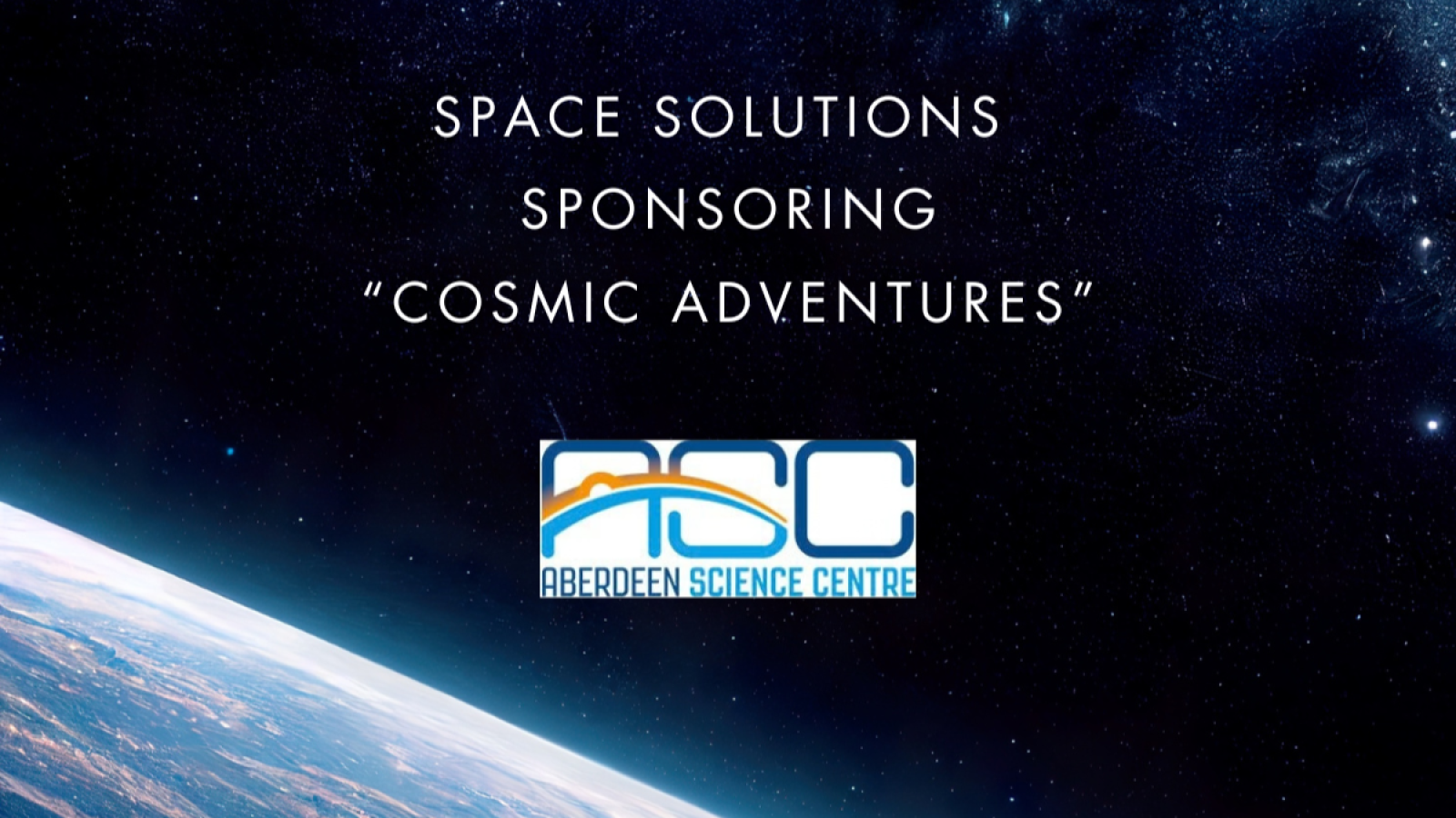 Space Solutions launches October partnership with Aberdeen Science Centre to inspire the next generation through STEM