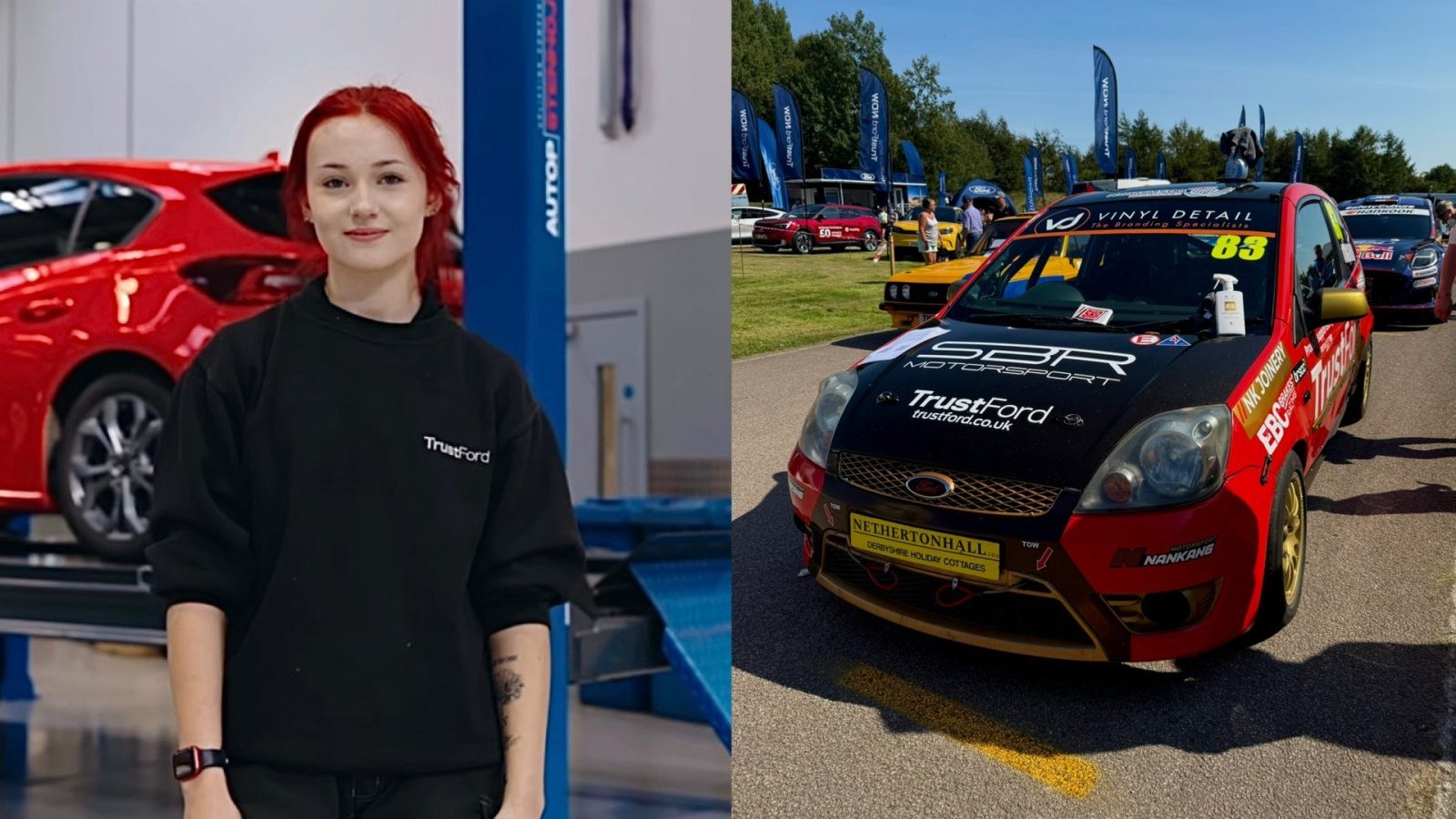 TrustFord Aberdeen celebrates apprentice technician Sophie Kinghorn’s Silverstone experience