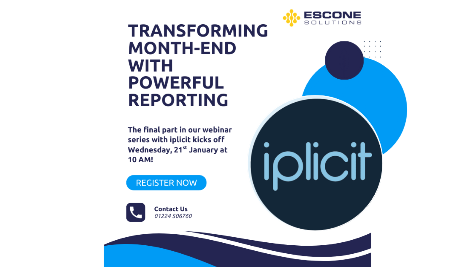 Escone Solutions hosts month-end reporting webinar